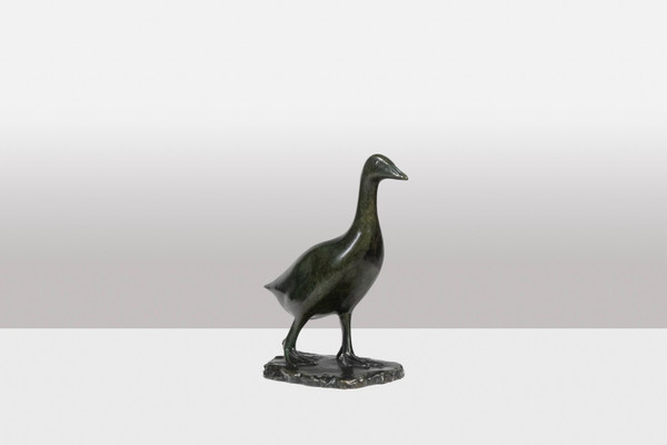 François Pompon. "Goose", bronze, printed in 2006.