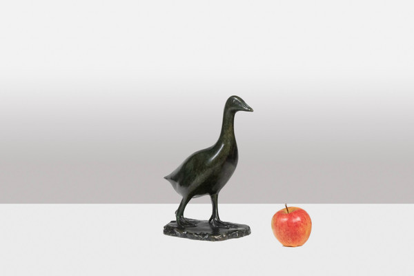 François Pompon. "Goose", bronze, printed in 2006.