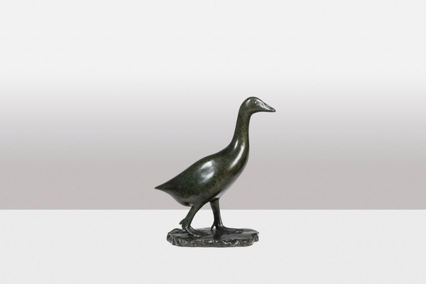 François Pompon. "Goose", bronze, printed in 2006.