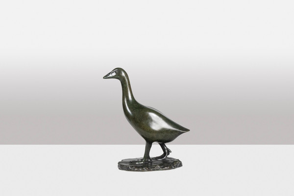 François Pompon. "Goose", bronze, printed in 2006.