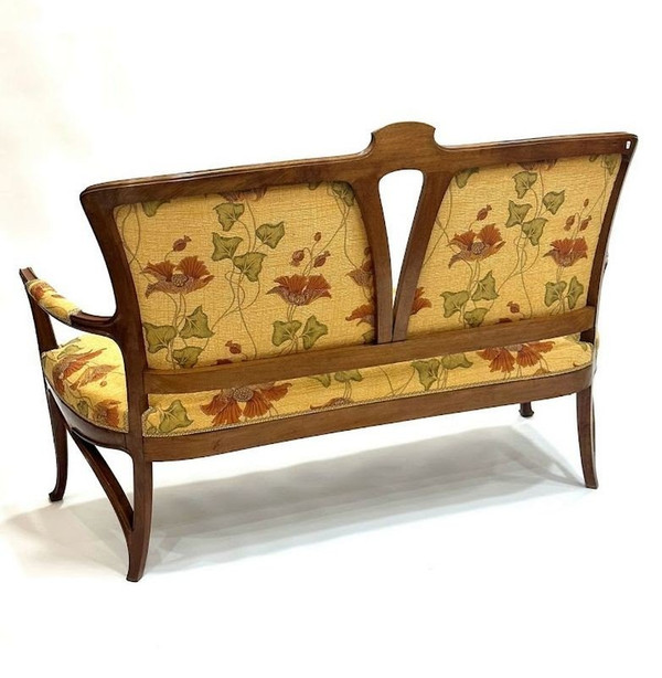 Art Nouveau Living Room Set “Ginkgo Biloba”