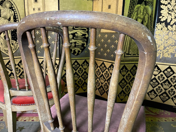 8 Chaises De Style Louis XVI à barrettes