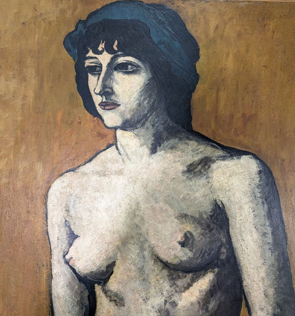 Portrait Naked Woman (Probably Emilie Charmy) Dated 1910 By Pierre Girieud