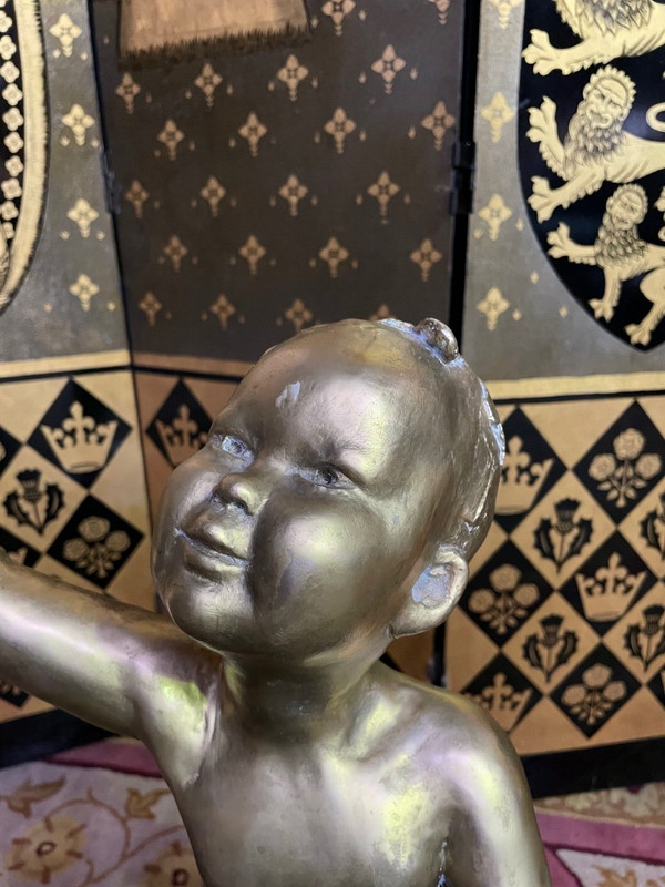 Bronzo al Bambino che indossa una stella di David firmato ANNOUK DUPONT 1/8