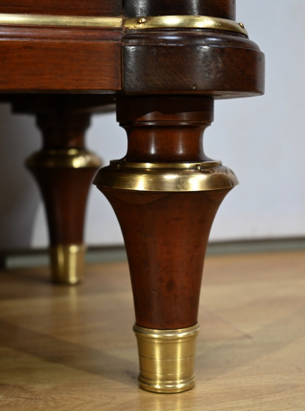 Large mahogany bookcase, Louis XVI style - Mid-19th century