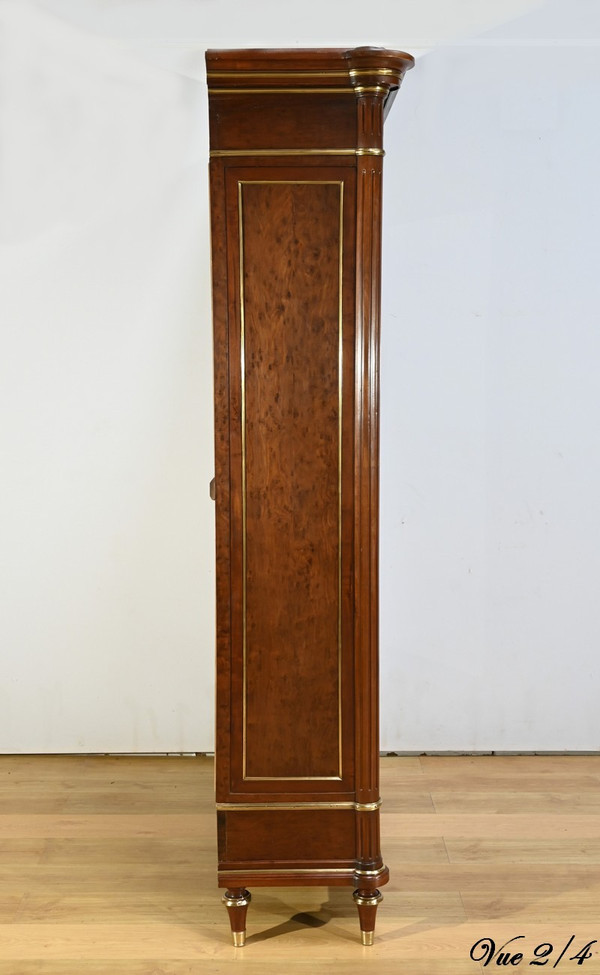 Large mahogany bookcase, Louis XVI style - Mid-19th century