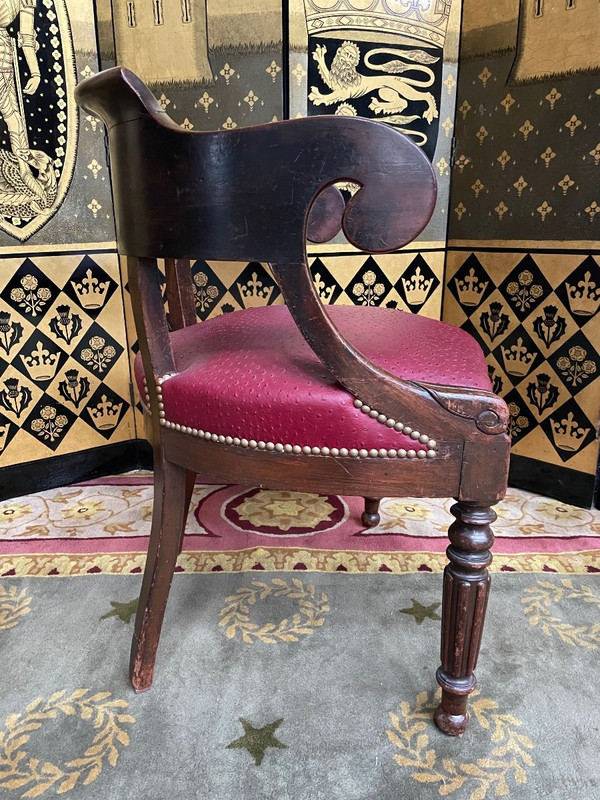 Louis Philippe Office Armchair