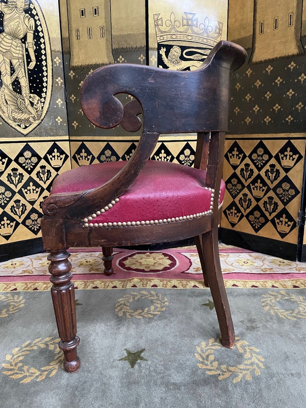 Louis Philippe Office Armchair