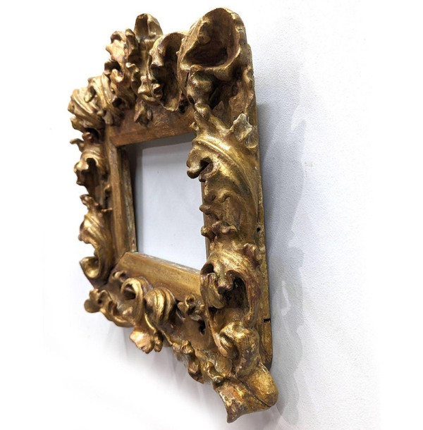 Venetian Frame In Golden Wood, 17th Century