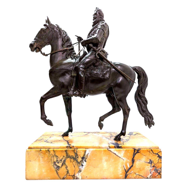 Statua equestre di Enrico IV a cavallo del XIX secolo