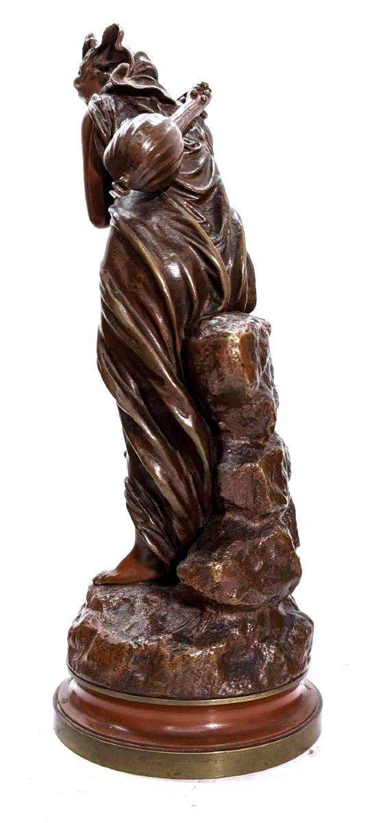 La Frileuse By Eutrope Bouret Bronze with Chocolate Patina