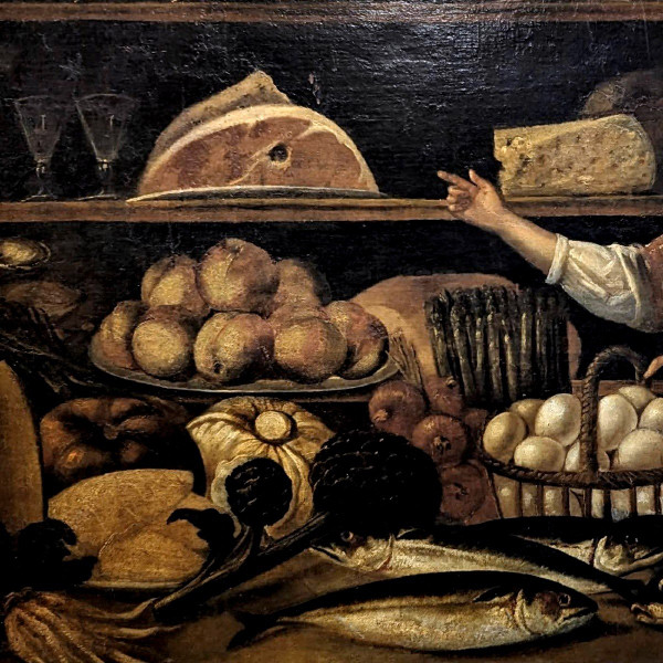 Genre Scene Character In A Pantry Dutch Painting Late 17th Century