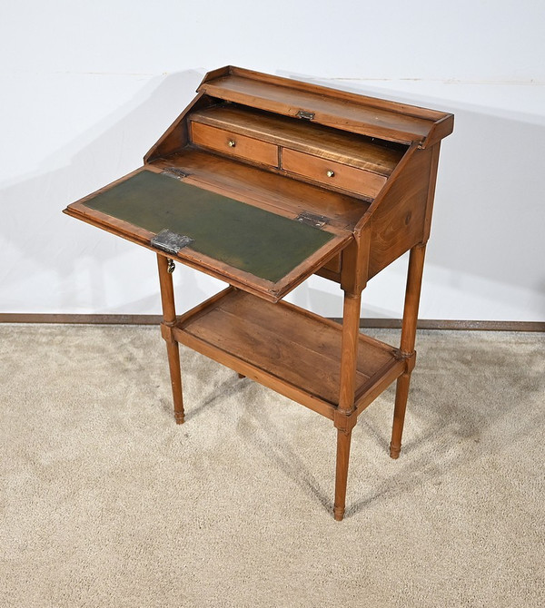 Petit Bureau de Pente en Merisier, style Louis XVI – Début XIXe