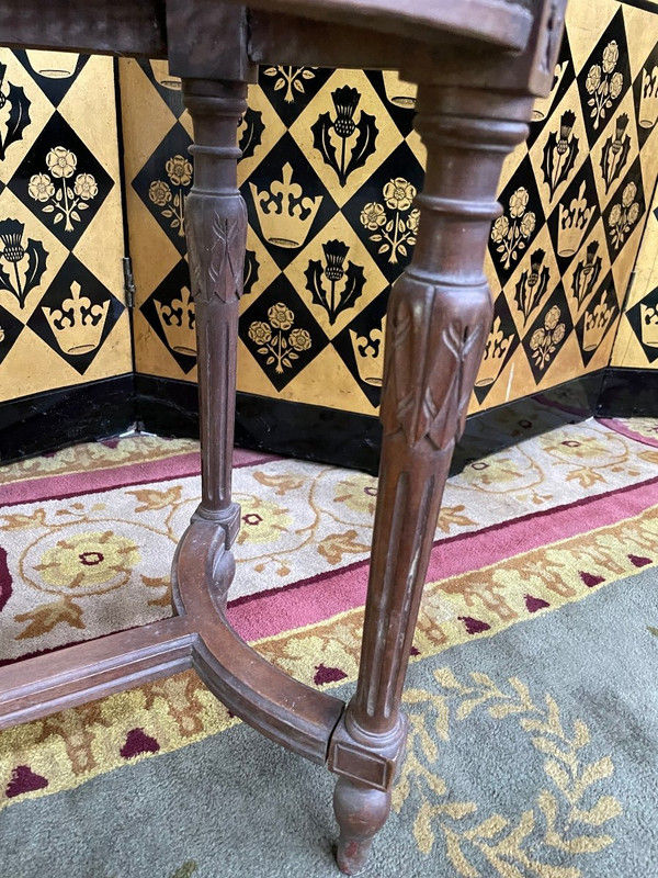 Louis XVI style piano bench in canework