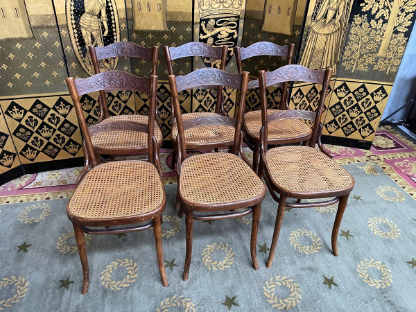 Suite Of 6 Bistro Chairs THONET 97