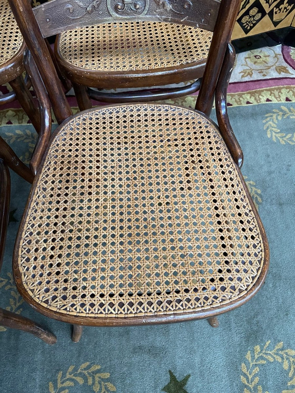 Suite Of 6 Bistro Chairs THONET 97