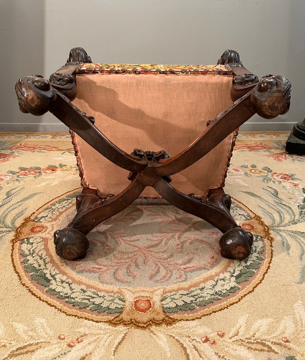 Louis XIV Style Ceremonial Armchair from the 19th Century