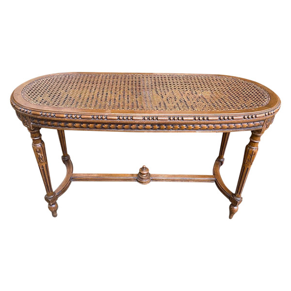 Louis XVI Cannage Piano Bench