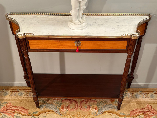 Louis XVI Mahogany Console Late 18th Century