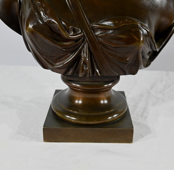 Bronze “Diane the Huntress”, after Houdon – Late 19th century