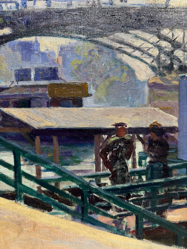 Jean Hippolyte Marchand (1883-1940) - Paris, Le Pont Des Arts, 1906