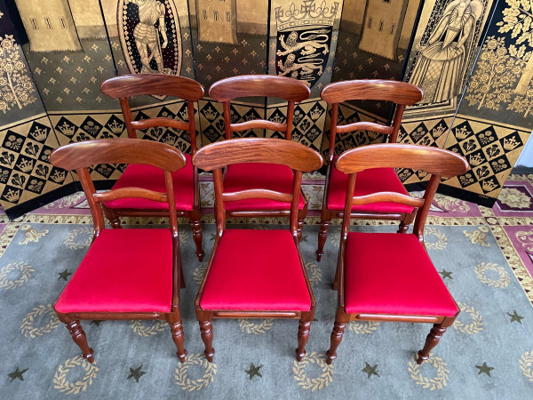 Suite Of 6 19th Century English Mahogany Chairs