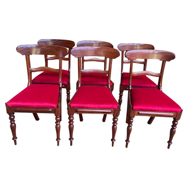 Suite Of 6 19th Century English Mahogany Chairs