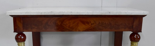 Mahogany Console, Empire Period - Early 19th Century