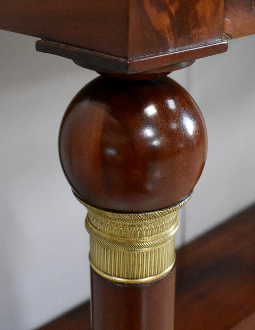 Mahogany Console, Empire Period - Early 19th Century