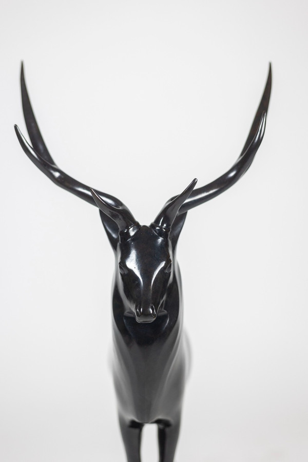 François Pompon. “Grand Cerf”, bronze, 2006 print.