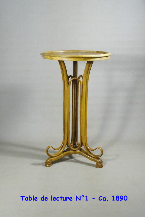 Table de lecture , Lese Tisch N°1 par Thonet - 1895 -Art nouveau