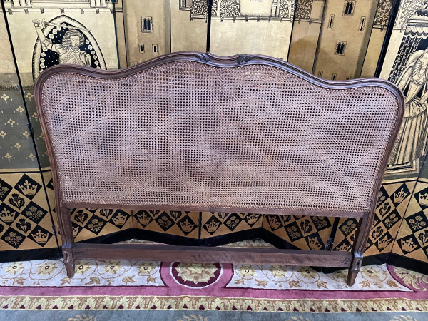 Louis XV Style Cannage Basket Bed