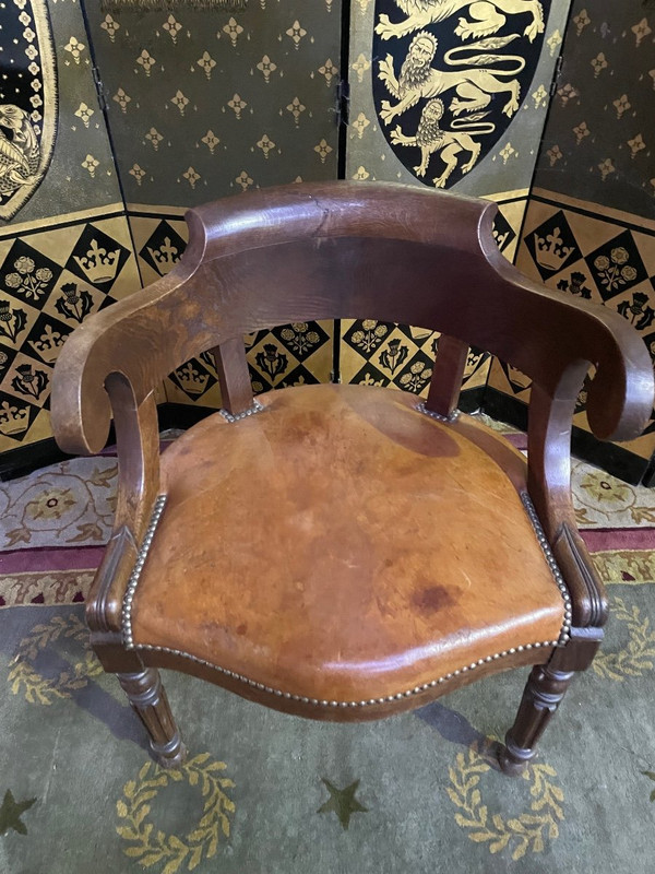 Louis Philippe Period Office Armchair