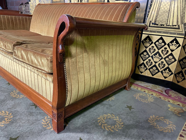 Empire Style Sofa Bed with Swan Neck