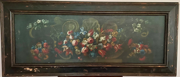 Large Flemish School Painting