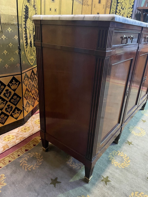 Mahagoni-Sideboard im Louis XVI-Stil