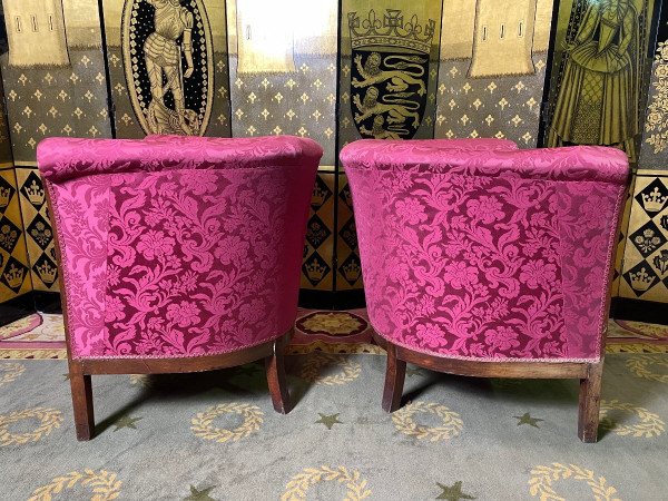 Pair Of Bergere Armchairs Art Deco period