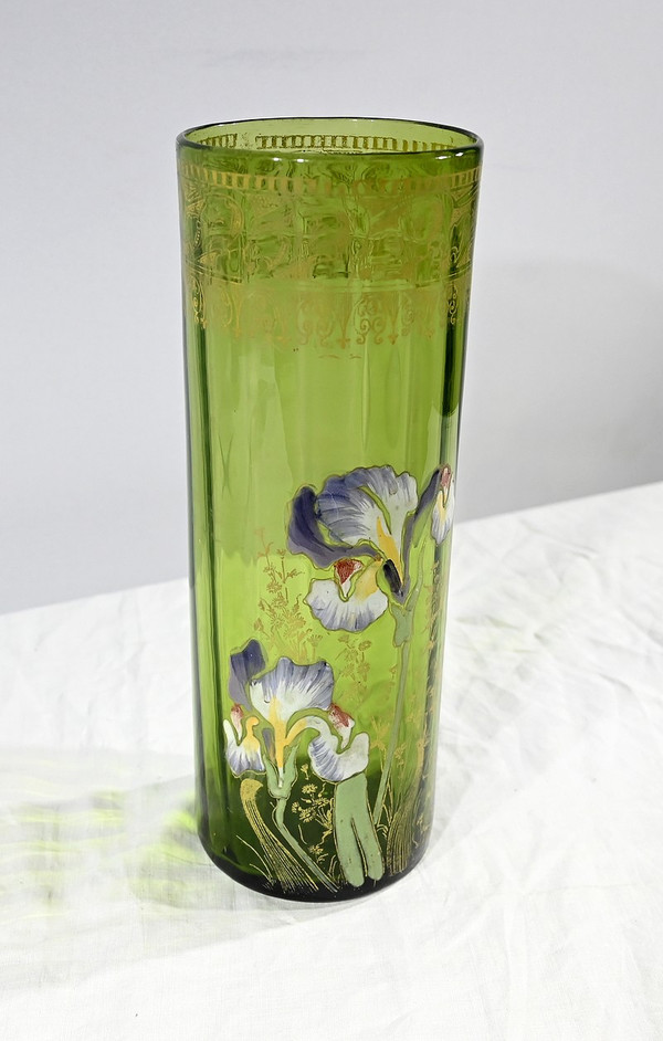 Legras Vase “Les Iris”, Art Nouveau – Late 19th Century