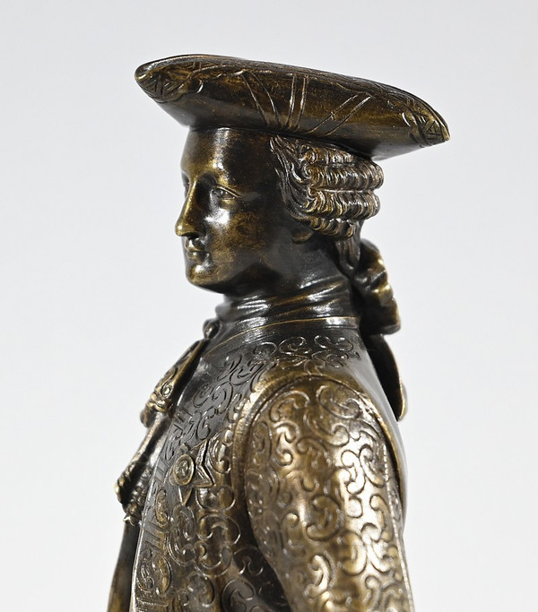 Bronze “The Gentleman with the Tricorn” – Late 19th century