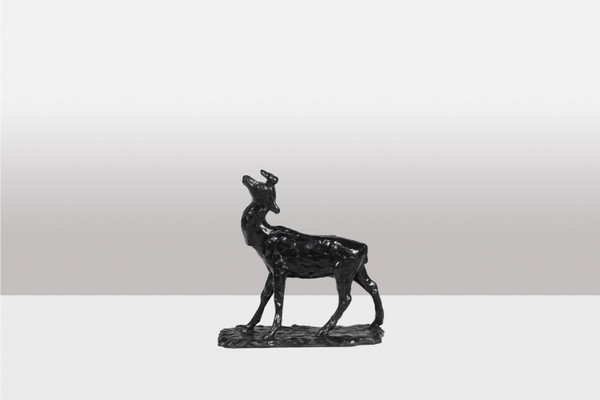 François Pompon. “Deer Bramant”, bronze, 2006 print.