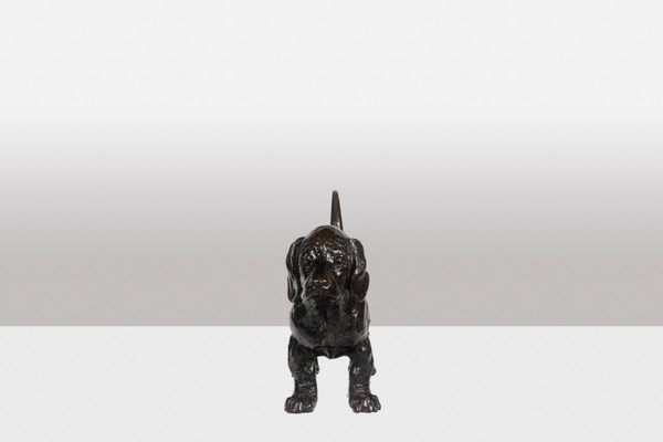 François Pompon. “Dog basset TOC”, bronze, 2006 print.