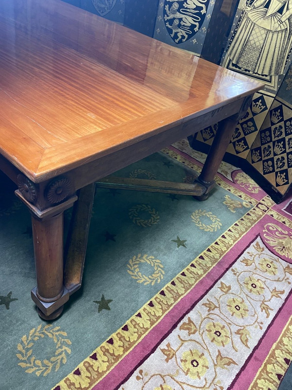 Dining Table or Library Work Table Empire / Napoleon III