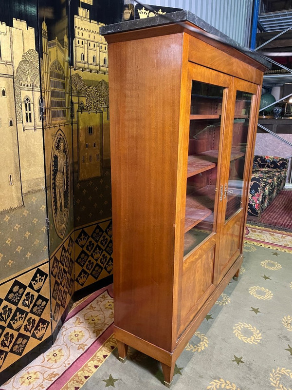 Bookcase - Display cabinet Louis XVI style