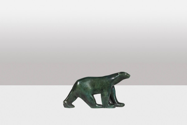 François Pompon. “White Bear”, bronze, 2006 print.