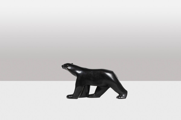 François Pompon. “White Bear”, bronze, 2006 print.