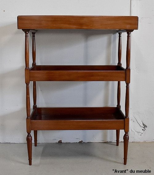 Small Powder Table in Mahogany, "Escalier de Cristal" manufacture, Louis XVI style - Late 19th century