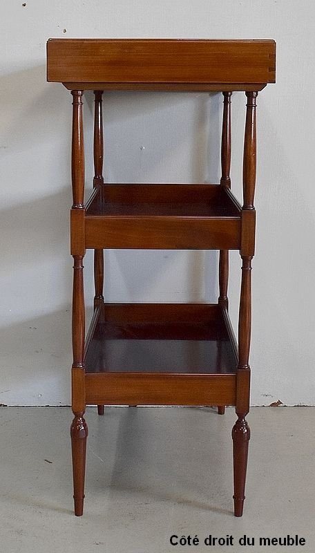 Small Powder Table in Mahogany, "Escalier de Cristal" manufacture, Louis XVI style - Late 19th century