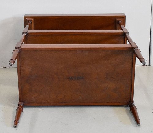 Small Powder Table in Mahogany, "Escalier de Cristal" manufacture, Louis XVI style - Late 19th century