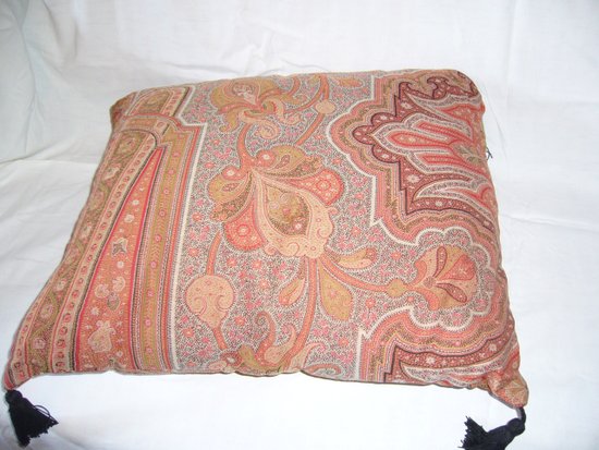 Coussin en cachemire du 19e siècle 