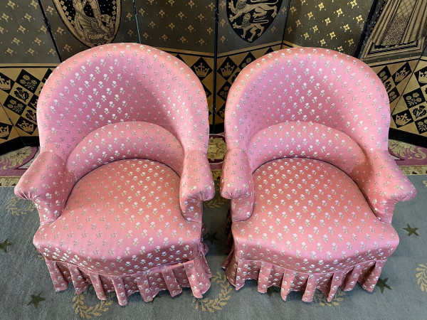 Pair De Fauteuils Crapaud